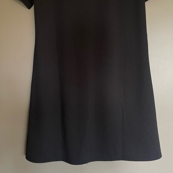 GAP Maternity Side Zip Nursing Dress in Ponte Black Sz Small Classic Comfortable - Picture 15 of 16